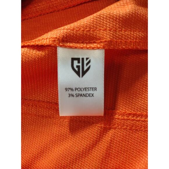 New Graham Luxe Full Zip Golf Workwear Jacket Safety Orange Medium Mens 5158 - Picture 3 of 9